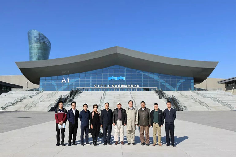 全国工程勘察设计大师汪大绥莅临石家庄国际会展中心调研